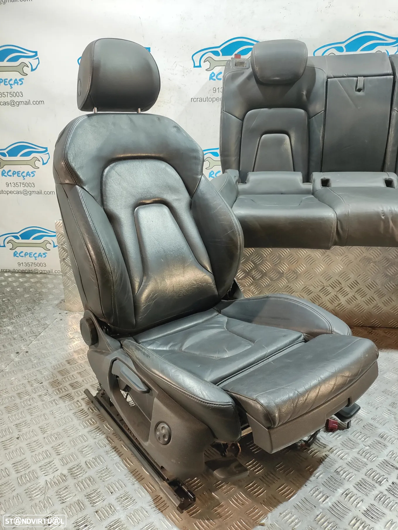 Conjunto Bancos Pele Audi A5 8T 8T3 Coupe S Line S-Line 3 Portas eléctricos - 7