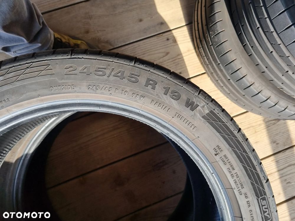 OPONY conti sport contact 5 SUV 245/45r19 98W 2019r,5,5/5mm db stan - 11