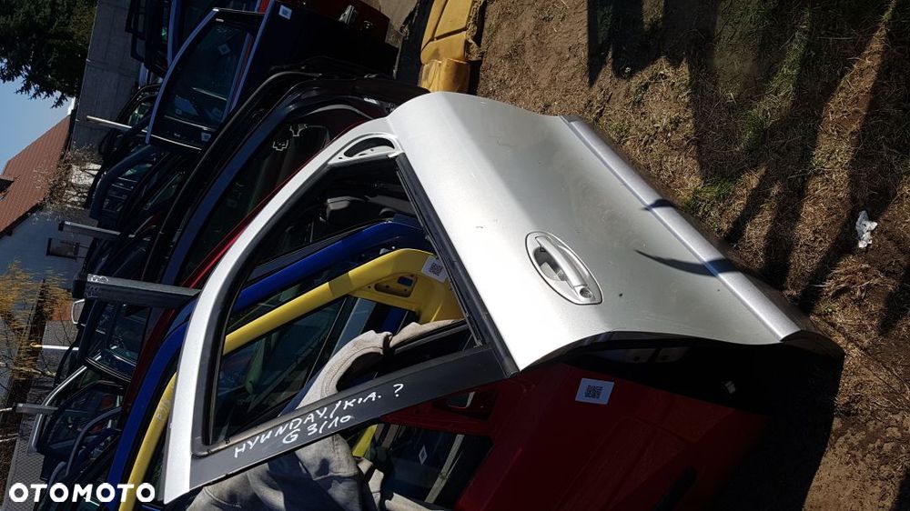 + DRZWI PRZÓD PRZEDNIE PRAWE HYUNDAI SANTA FEE 1 I SREBRNE - 3