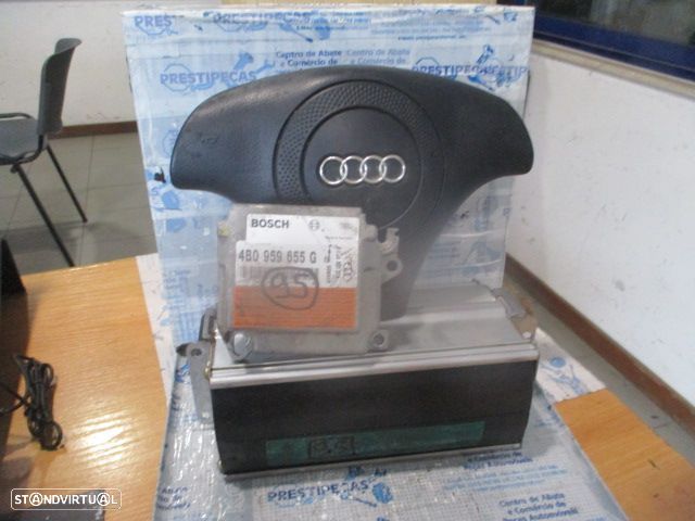 Kit Airbags 4B1880204D  4B0959655G  8D0880201H  AUDI A6  AVANT 2 4B FASE 1 1999 2.5TDI V6 24V 150CV  5P AZUL SEM TABLIER - 1