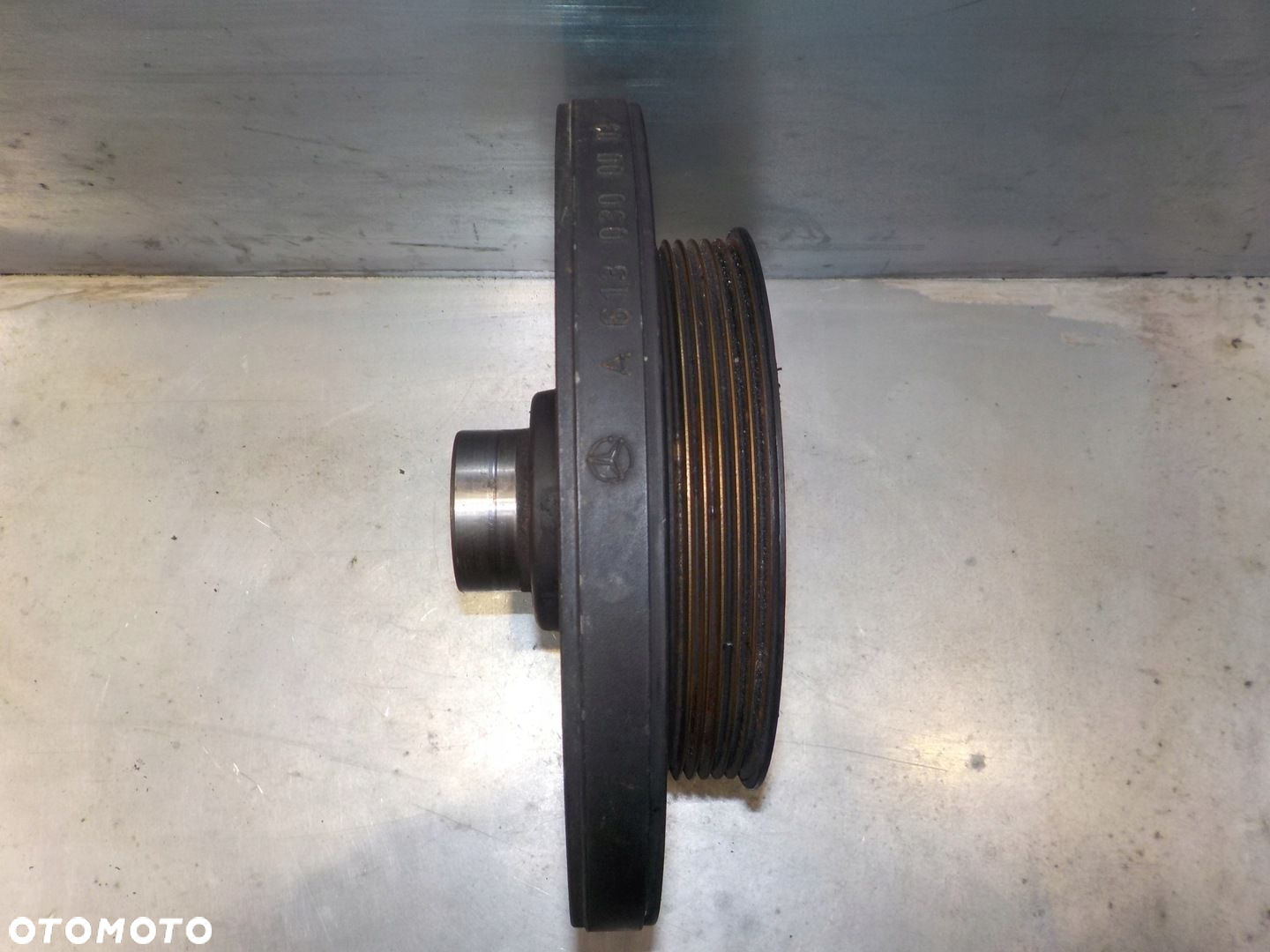 MERCEDES W210 W211 W220 S-KLASA KOŁO PASOWE WAŁU 3.2 CDI A6130300003 - 4