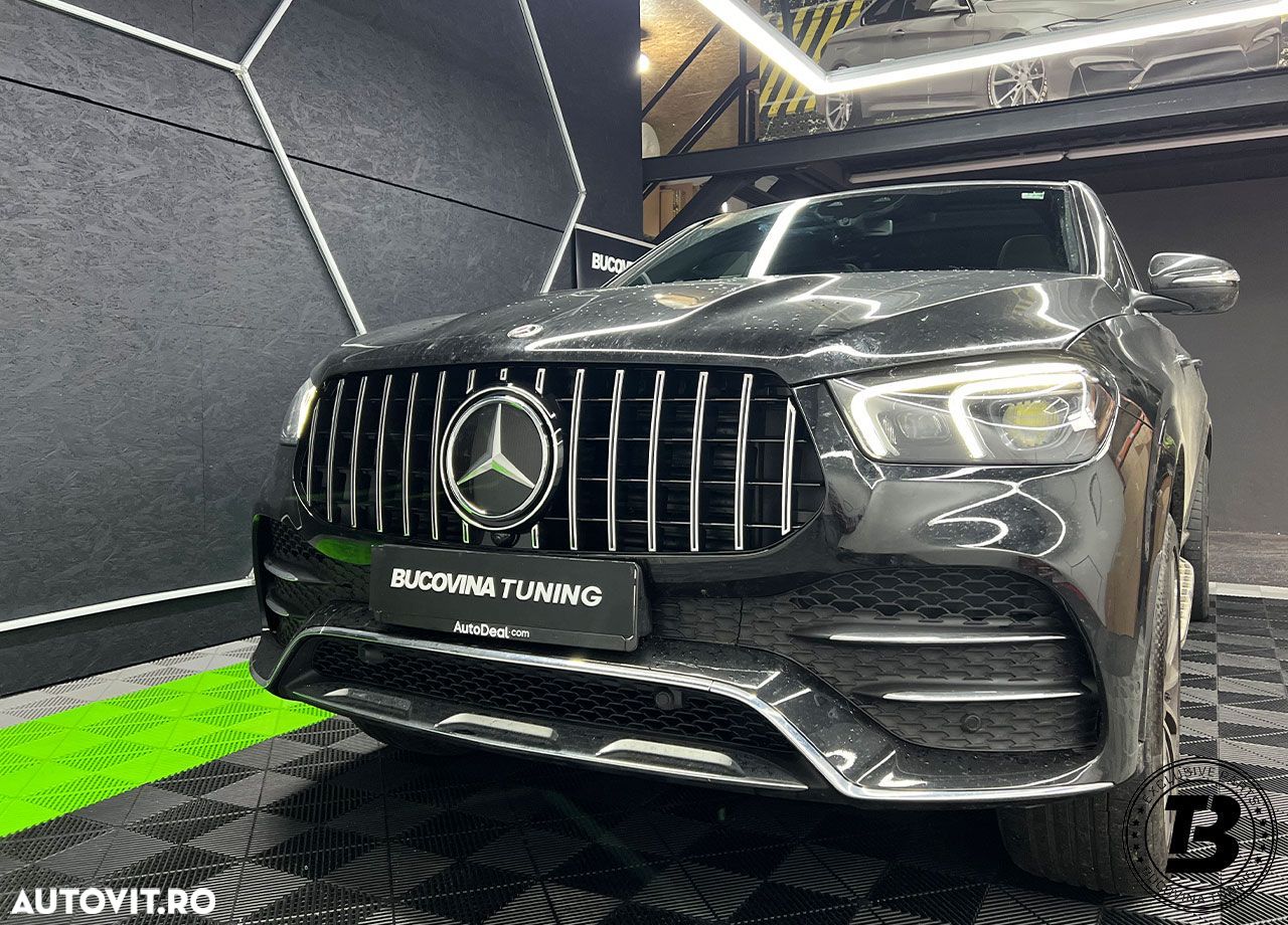 Grila compatibila cu Mercedes GLE W167 Coupe C167 GT Crom - 1
