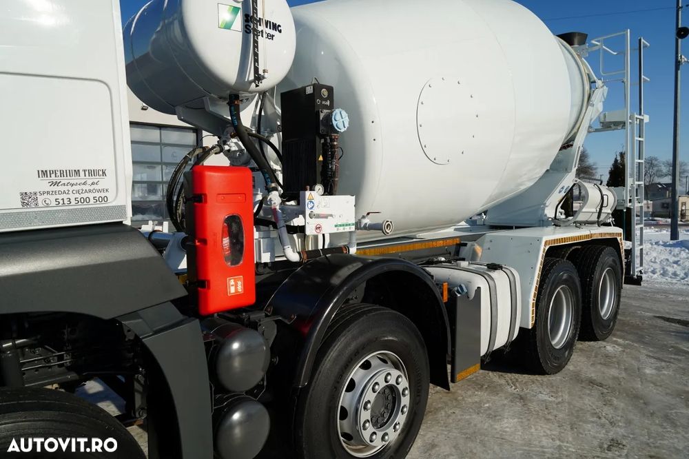 Mercedes-Benz AROCS 3540 / GRUSZKA 9M3 / 8x4 / BETONOMIESZARKA / AUTOMAT / 2022 ROK - 12