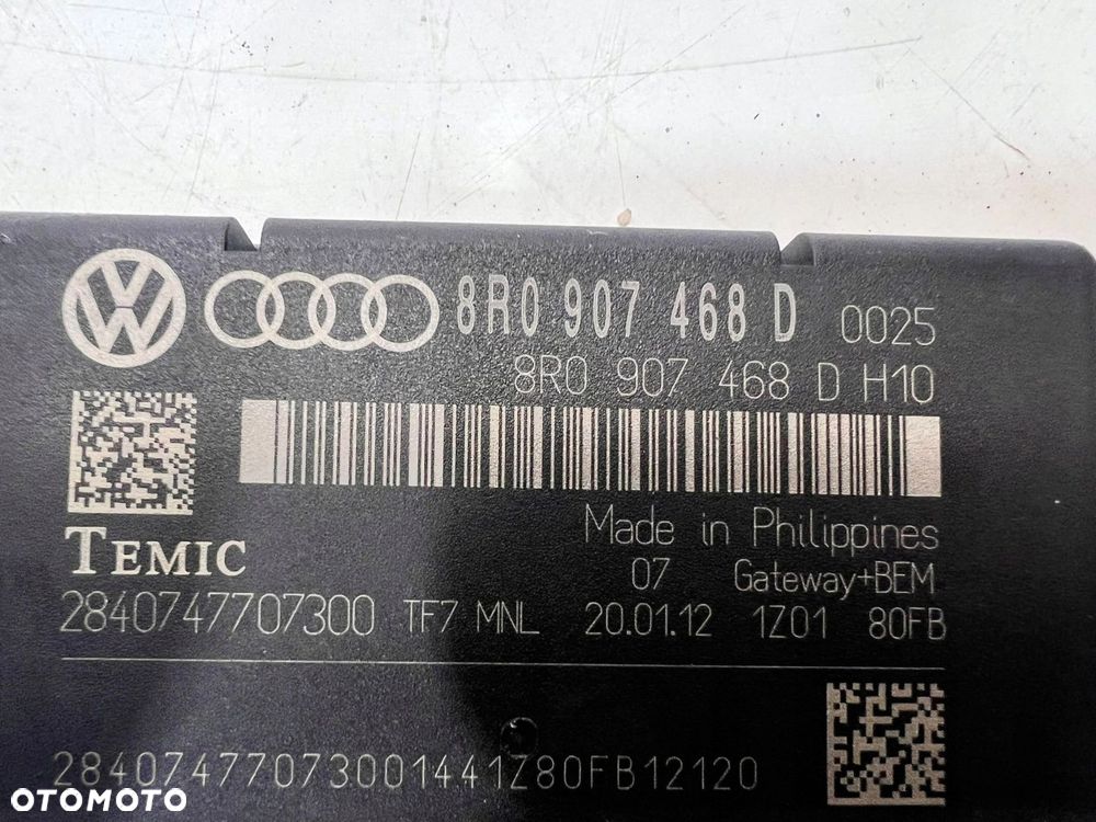 MODUŁ STEROWNIK GATEWAY AUDI A4 A5 Q5 8R LIFT 8R0907468D - 3