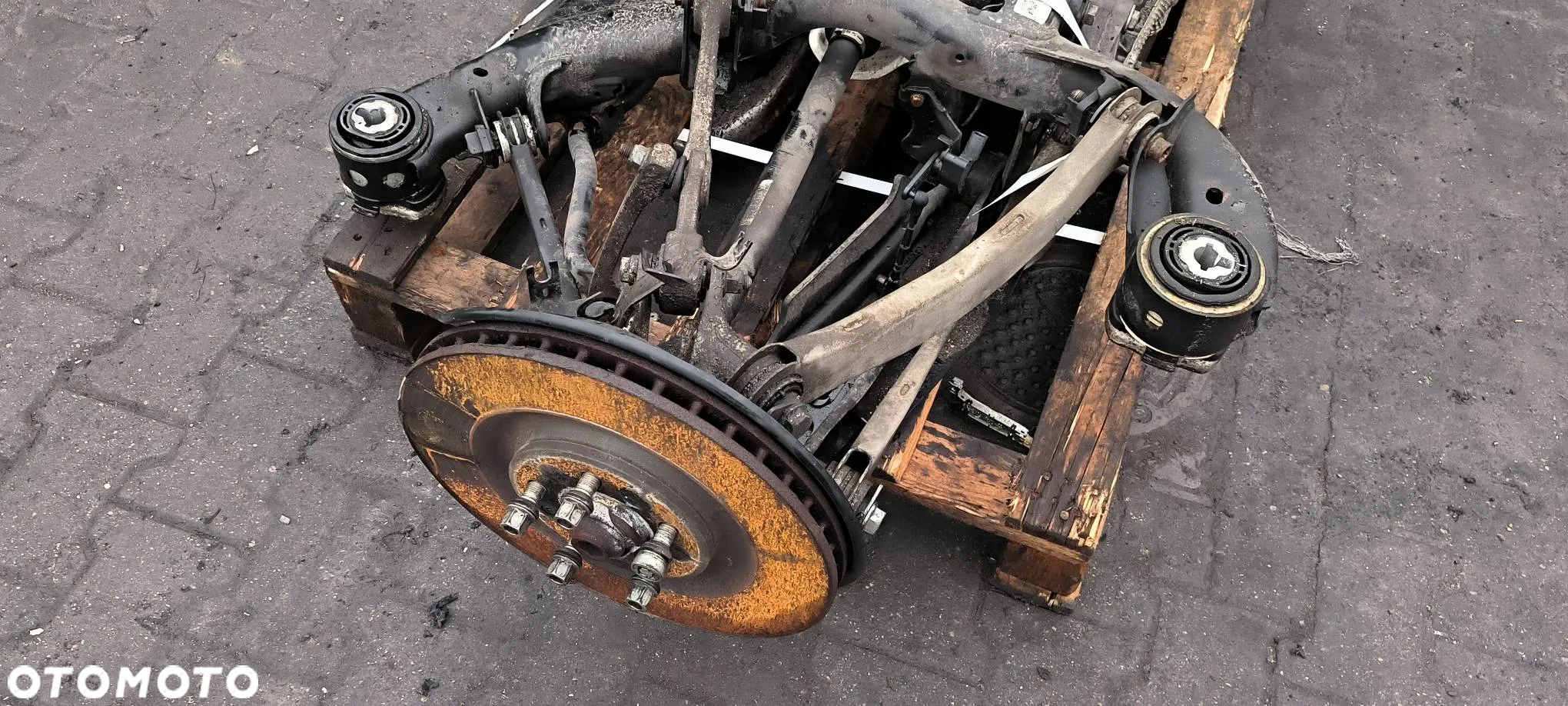 Zawieszenie tylne / Komplet belka sanki  4N0505235AE dyferencjał 0G2500043D Audi A8 D5 4N 2018 TFSI - 5
