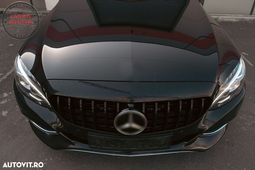 Grila Centrala Mercedes C-Class W205 S205 A205 C205 (2014-2018) GT-R Panamericana - livrare gratuita - 16