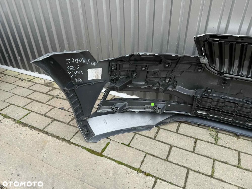 Skoda SuperB III Lift Zderzak Przód Przedni Kompletny Radar 4xPDC LF7M 19-23 - 5