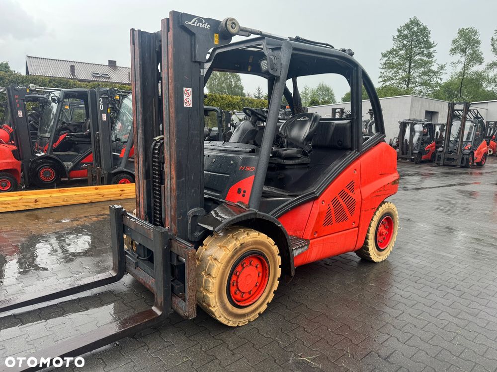 Linde Linde H50D triplex przesuw Kontenerowy diesel  h45 h40 - 1