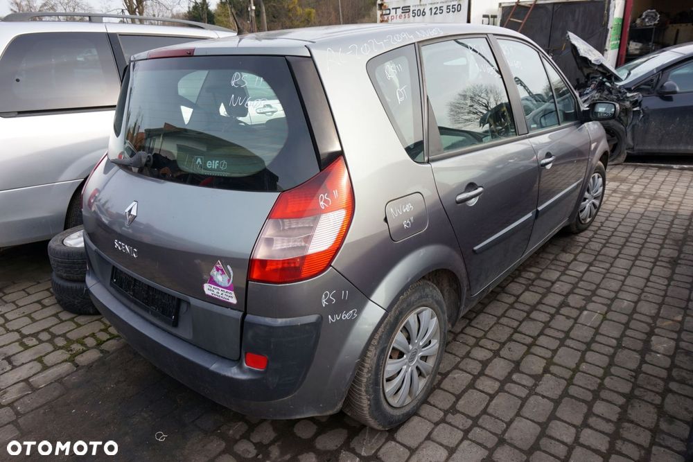 RENAULT SCENIC II PH1 2004 NV603 1.5 DCI K9K722 81KM JR5103 SZARY na części - 6