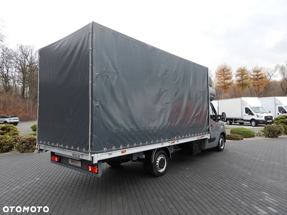 Renault MASTER PLANDEKA 10 PALET WEBASTO TEMPOMAT LEDY PNEUMATYKA KLIMATYZACJA  165KM - 4