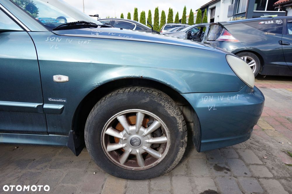 MASKA ZDERZAK BŁOTNIKI LAMPY SONATA IV LIFT VL  HYUNDAI 2001-2004 ZIELONY PRZÓD KOMPLETNY - 10