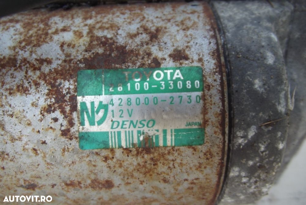 Electromotor Toyota Corolla 1.4 diesel Yaris Verso dezmembrez Corolla - 1