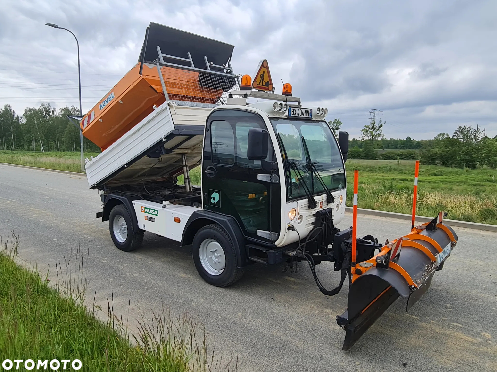 Multicar Tremo 2011 Ausa M350H Wywrotka 4x4 Solarka Arvel Pług Ladog Kompletny Zestaw - 24
