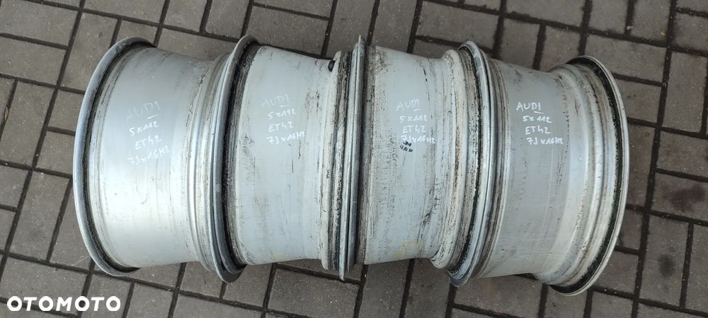FELGI ALUMINIOWE 5X112 7Jx16 CALI ET42 8E0601025AE AUDI 4 SZTUKI KOMPLET - 10