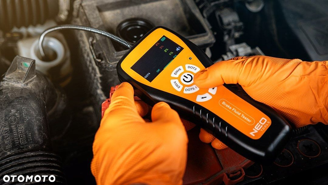NEO ELEKTRONICZNY TESTER PŁYNU HAMULCOWEGO DOT3 DOT4 DOT5 EVN4 EVN6 11-273 - 12