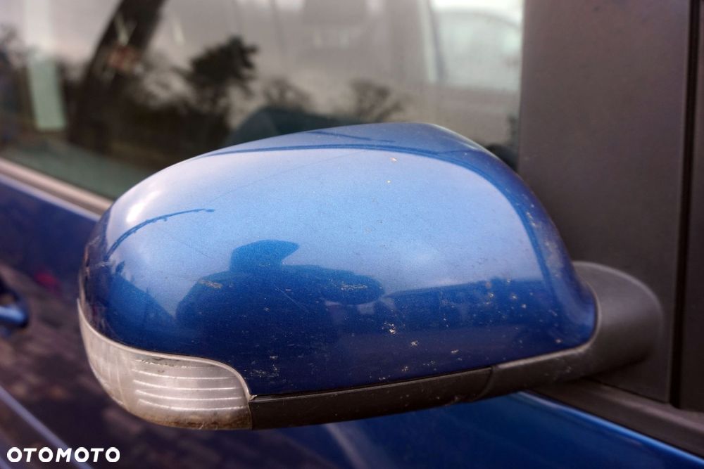 LUSTERKO ELEKTRYCZNE PRAWE TOURAN I LIFT FL1 LC5C 1T1857508L NIEBIESKI VOLKSWAGEN 2006-2010 - 2