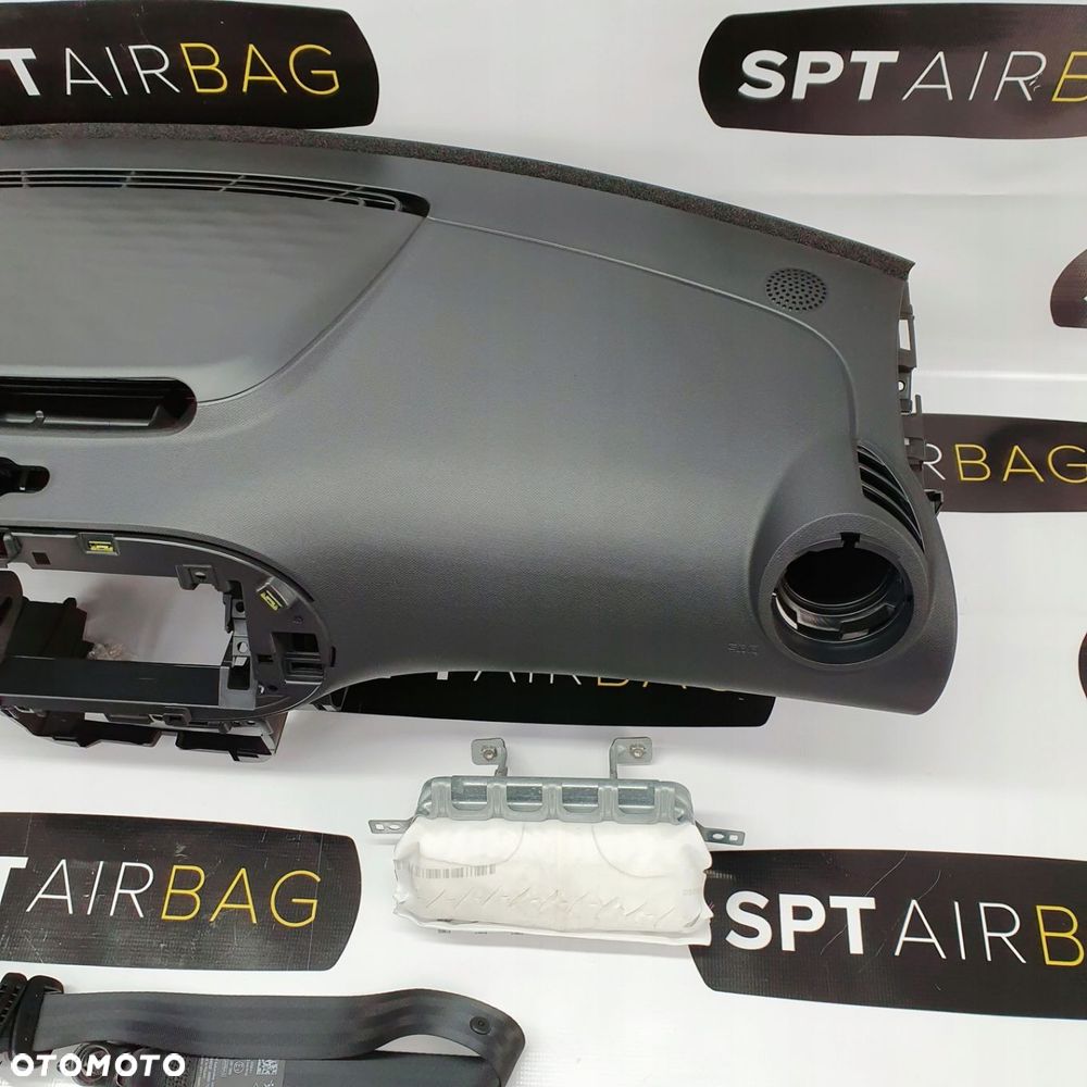 RENAULT TWINGO 3 DESKA ROZDZIELCZA KONSOLA KOKPIT PULPIT PODUSZKI AIRBAG AIR BAG PASY KIT SET - 4