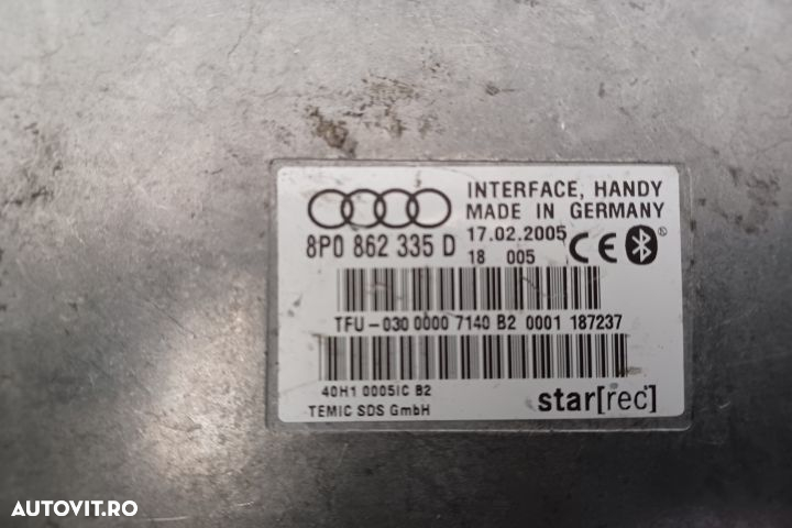 Modul Bluetooth 8P0862335D 8P0862335D Audi A4 B7 [2004 - 2008] Avant - 4