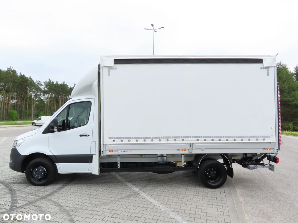 Mercedes-Benz Sprinter 519 CDI 190 KM Firana + Winda Załadowcza 1000 Kg Udźwig Skrzynia 4269 mm Długa 8.E.Palet Rozstaw Osi 4325 mm DMC 3500 Kg Ładowność 763 Kg WZMACNIANY Stan Jak NOWY Gotowy Dostępny OKAZJA - 7
