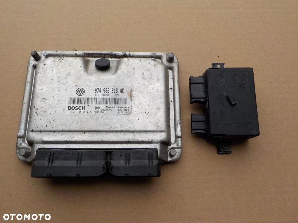 VW T4 2.5 TDI KOMPUTER STEROWNIK 074906018AK IMMO - 1