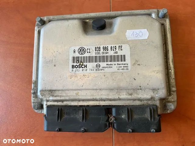 STEROWNIK KOMPUTER SILNIKA VOLKSWAGEN VW GOLF IV 1.9 TDI 038906019FE - 1