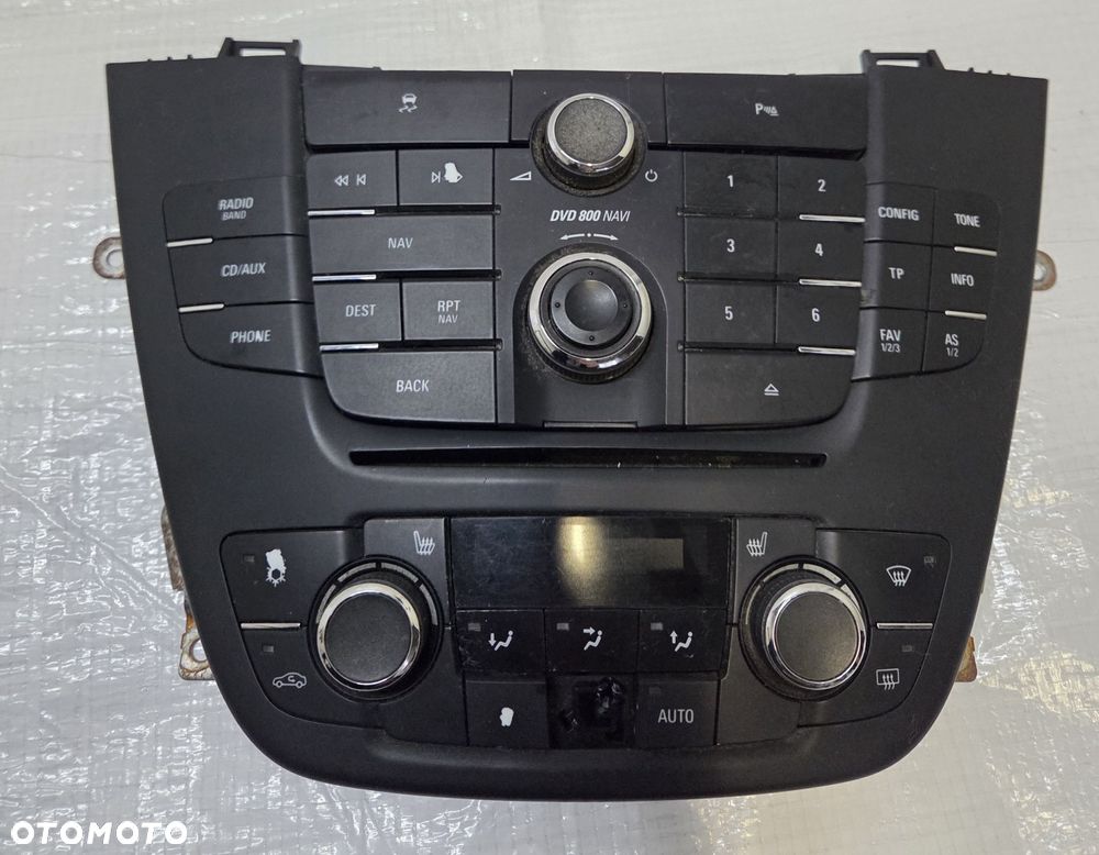 PANEL STEROWANIA RADIEM 13273256 OPEL INSIGNIA A PANEL NAWIEWU KLIMATYZACJI - 1