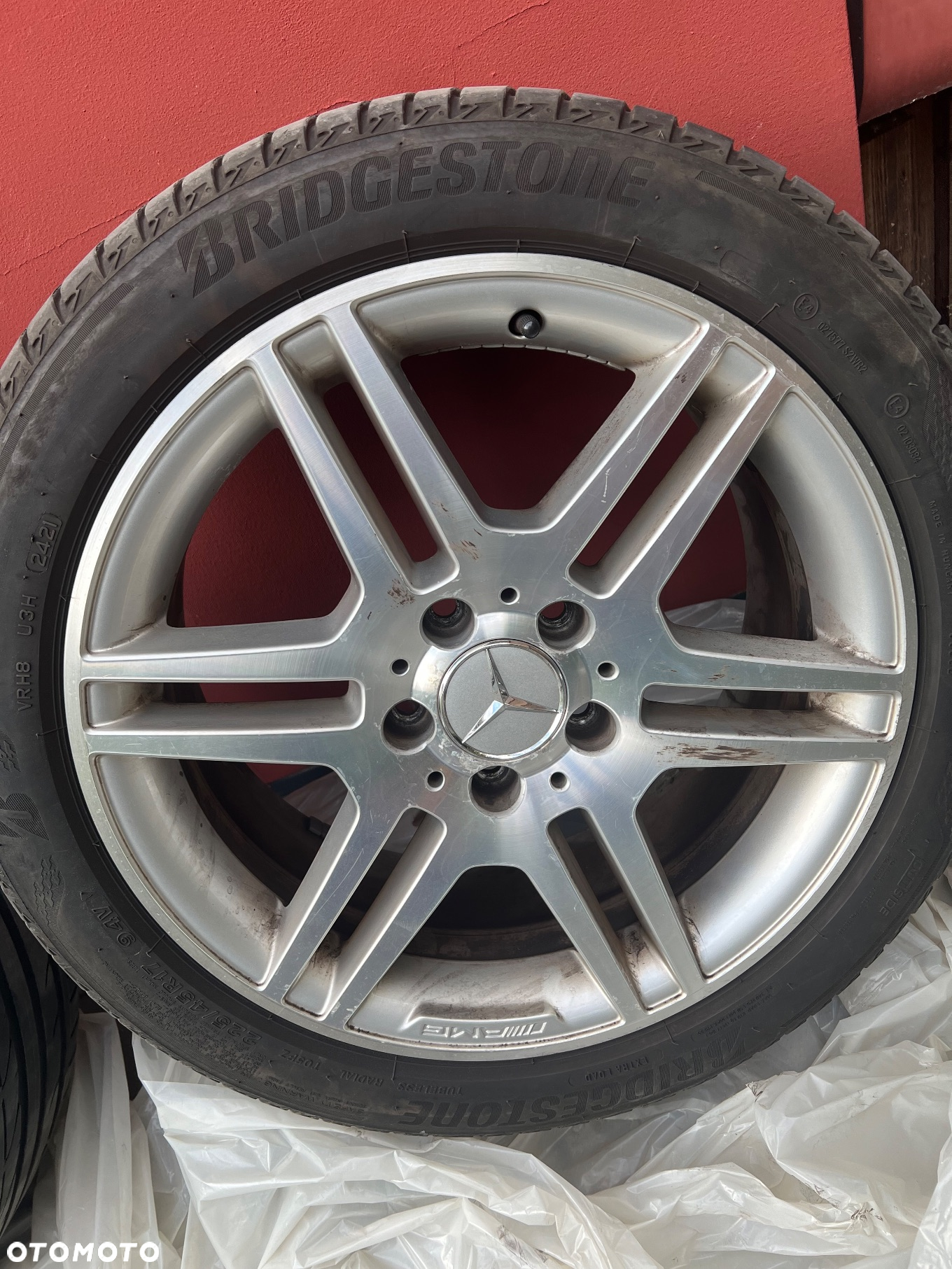 Komplet felg alum. AMG 17” 225/245 w204 Mercedes Benz - 5