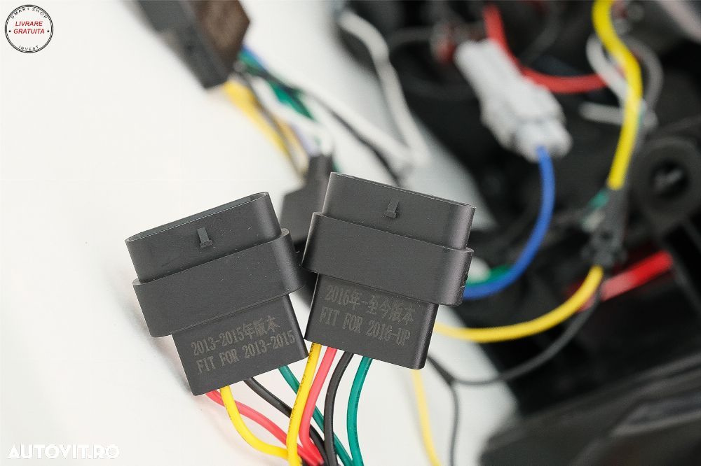 Stopuri LED BMW Seria 3 F30 (2011-2019) Rosu Clar LCI Design cu Semnal Dinamic Sec- livrare gratuita - 16