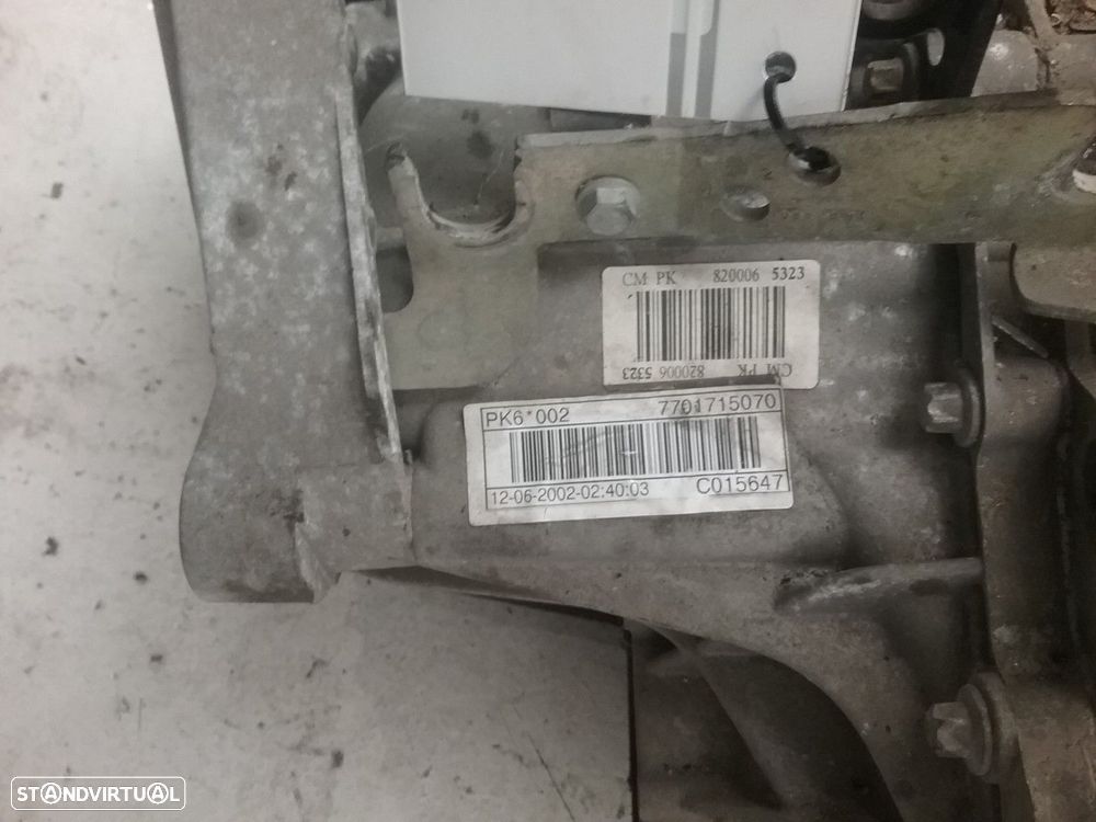 Caixa de velocidades manual RENAULT LAGUNA II 2.2 dCi MOTOR G9T702 PK6002 770171... - 4