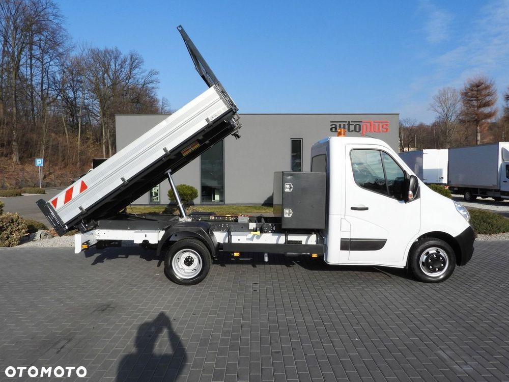 Opel MOVANO WYWROTKA TROJSTRONNA 3 MIEJSC BLIŹNIACZE KOŁA KLIMATYZACJA  130KM - 9