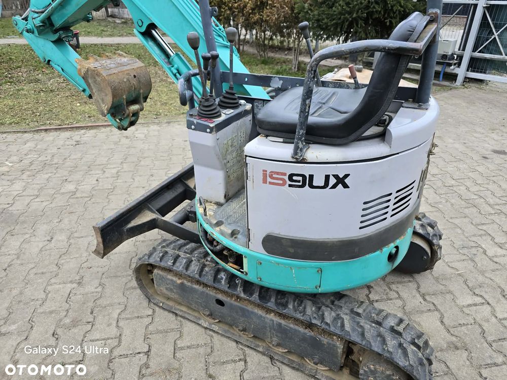 Kubota IHI is9ux Japonska minikoparka Oryginalna po serwisie 1 tona 1653 moto godziny Yanmar Film - 27