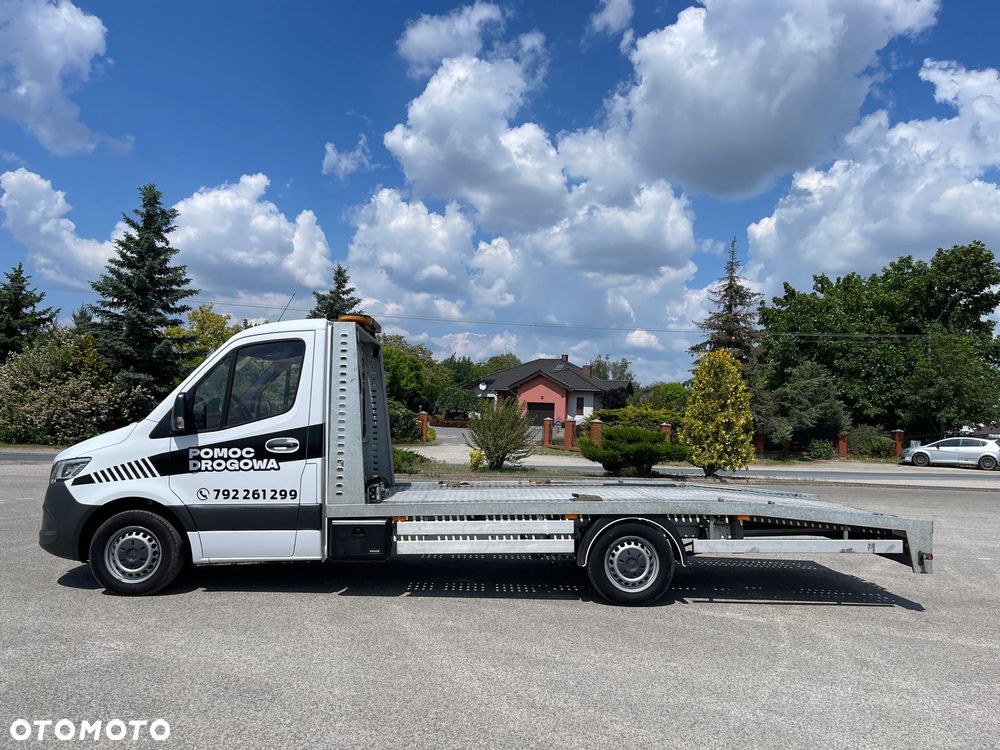 Mercedes-Benz Sprinter W907 2.2 CDI 163 Km Automat 7G-Tronic 2020 ROK Klima Led Hak Najazd 4.60 M Super stan Gotowy do Pracy Bardzo ładny - 4
