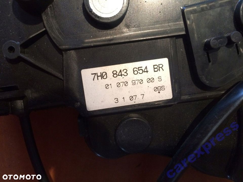 ZAMEK DRZWY PRAWY TYŁ BOK T5 MULTIVAN 7H0843654BR - 2