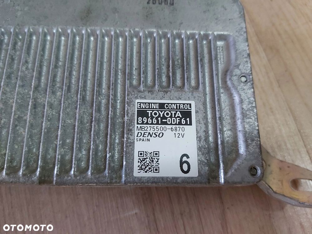 Toyota Yaris III sterownik komputer silnika 1,33 - 4