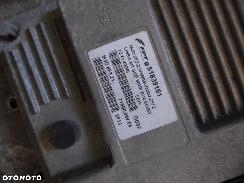 komputer sterownik silnika Fiat Linea 1.3 m-jet 51899151 - 3