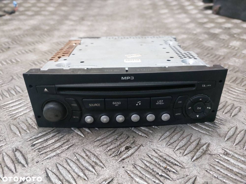 RADIO ODTWARZACZ CITROEN GRAND C4 PICASSO I 96645891XT BRAK KODU - 1