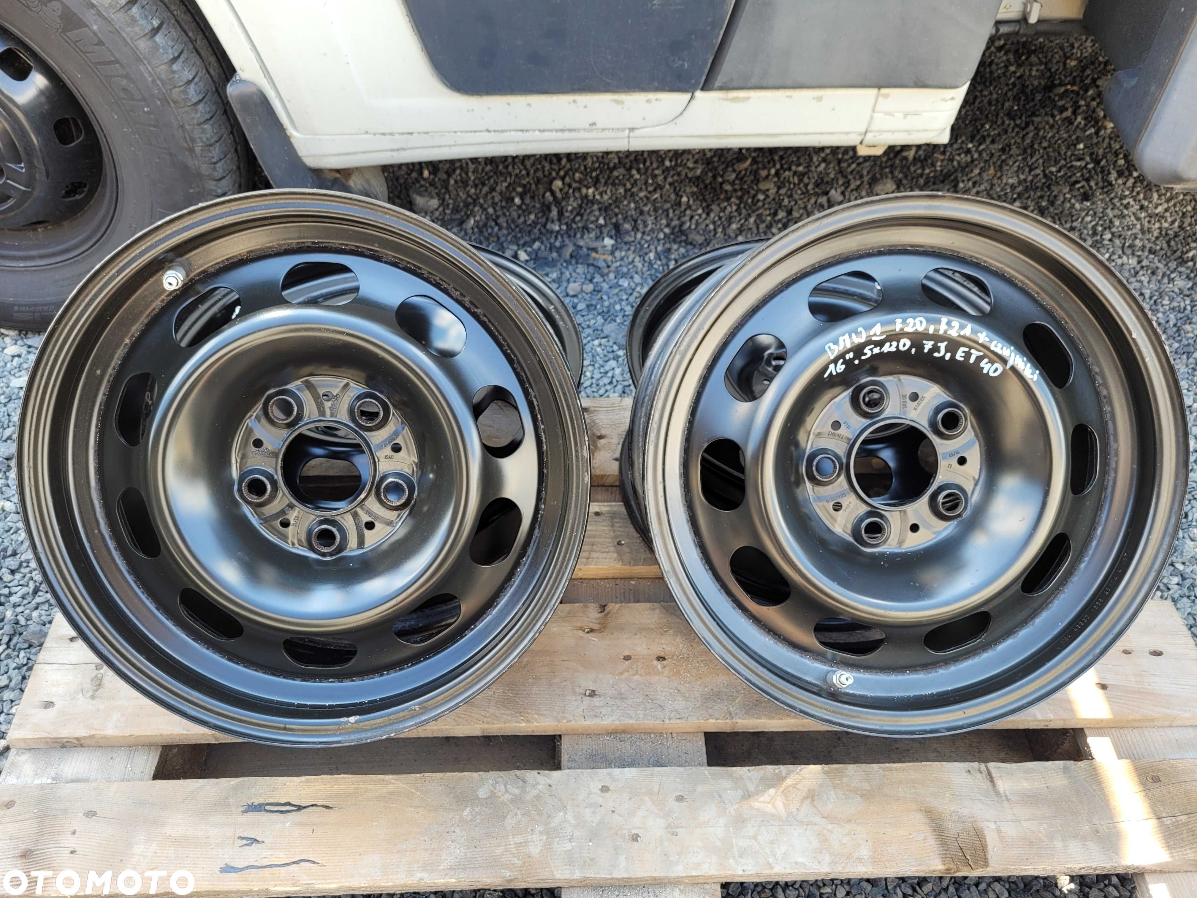 Felgi Stalowe Stalówki BMW 1 F20 F21 + Czujniki - 16 cali 5x120 - 4