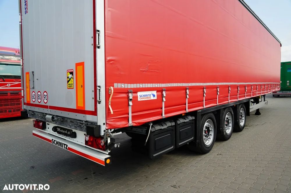 Schmitz Cargobull CORTINĂ / VARIOS / 385/55 R22.5 / PUNȚĂ CULISANTĂ / ACOPERIȘ CULISANT / SAF - 13