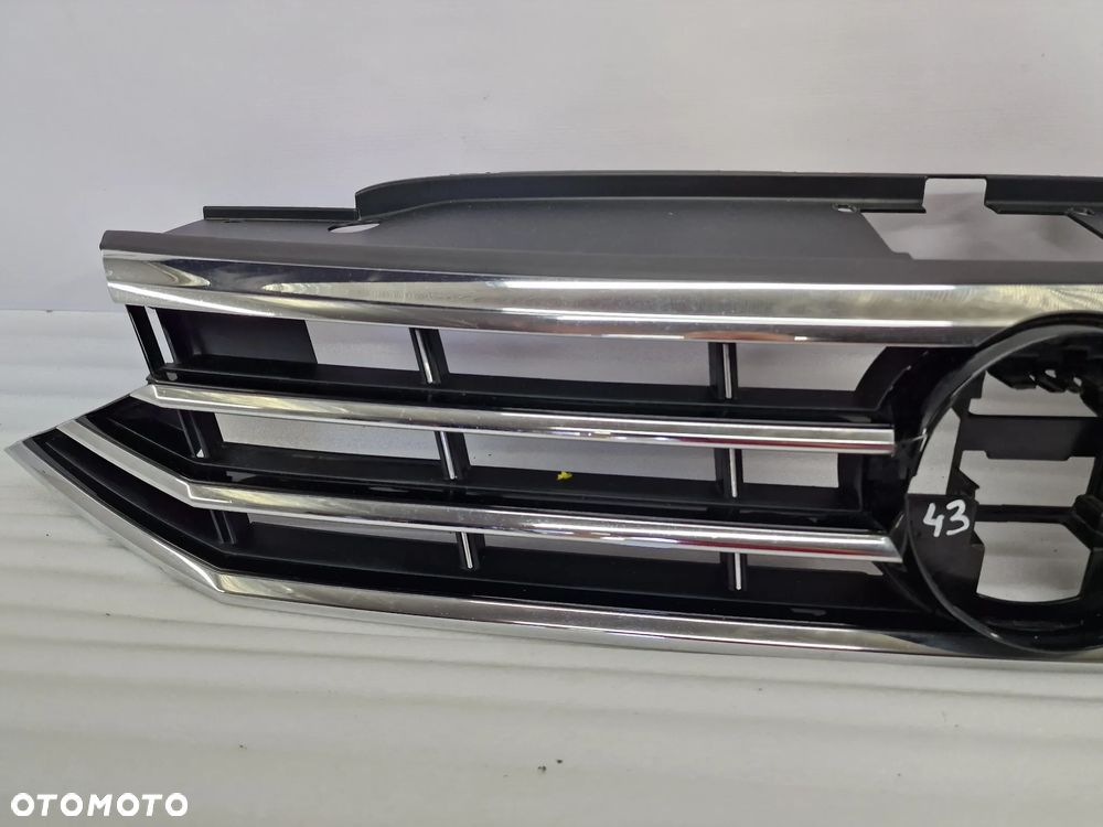 VW PASSAT B8 3G0 LIFT 18- R-LINE ATRAPA / GRILL PRZEDNI PRZÓD , NR 3G0853651AK / 3G0853651AM , NR AUKCJI GR42 - 5