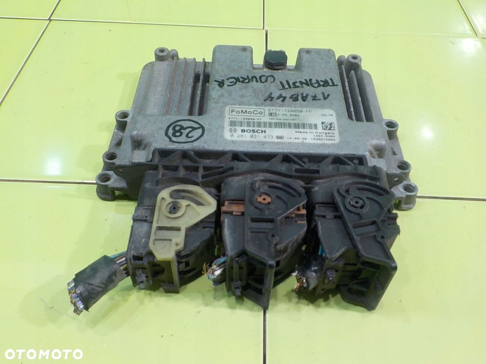 TRANSIT COURIER 1.5 TDCI 15r sterownik silnika ET71-12A650-FF 0281031473 - 1