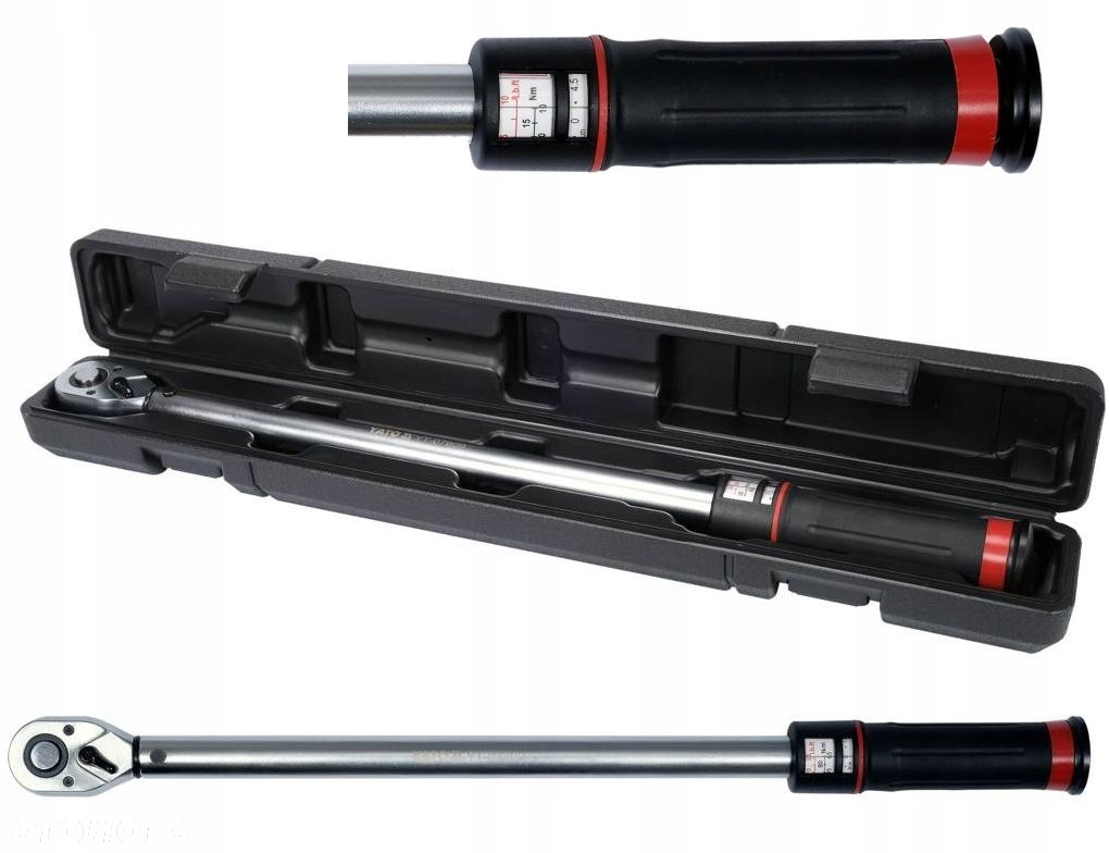 YATO KLUCZ DYNAMOMETRYCZNY 1/2" 65-350Nm CERTYFIKAT WALIZKA YT-07609 DO KÓŁ - 9