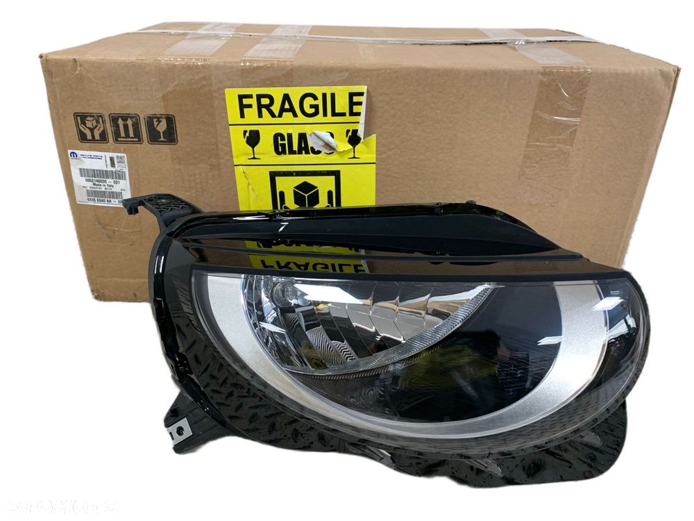 NOWA ORYGINALNA LAMPA PRAWA PRZEDNIA FIAT 500e 20-26 KOMPLETNA EUROPA 521400300 52140030 68656340AA - 1