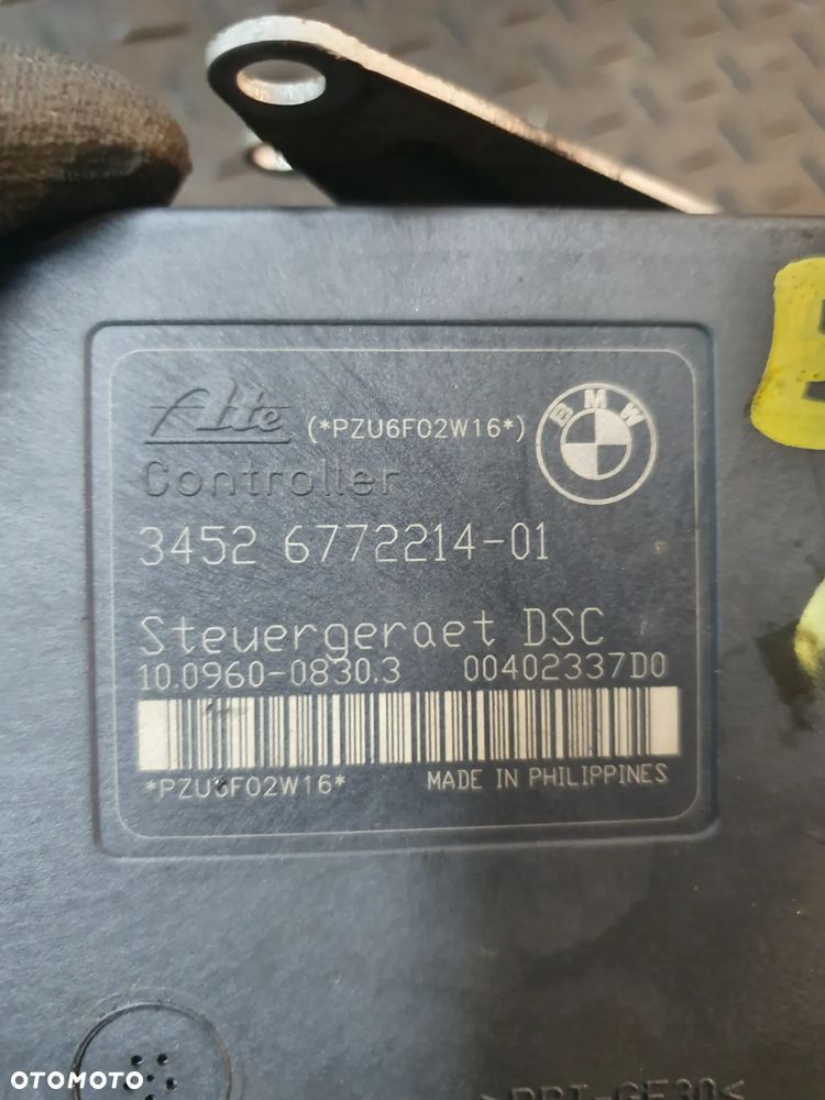POMPA HAMULCOWA STEROWNIK ABS BMW E81 E82 E87 E88 E90 E91 E92 E93  6772213  6772214 - 3