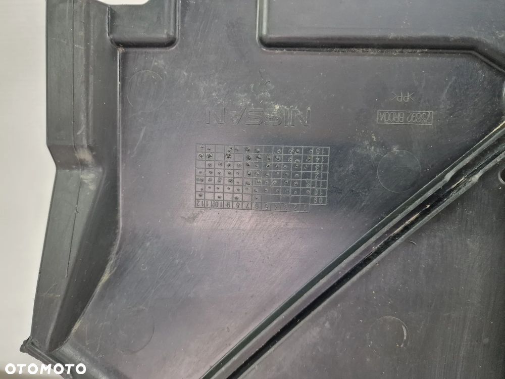 NISSAN QASHQAI LIFT 09-15 PŁYTA / OSŁONA POD ZDERZAK PRZEDNI PRZÓD , NR 75892BR00A , NR AUKCJI NSŁ258 - 7