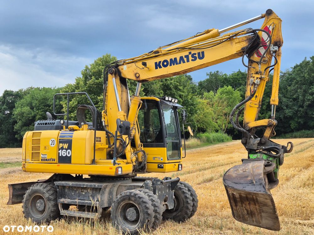 Komatsu pw 160-8,Rototilt z Niemiec,2017 Rok .tylko 6560 mth.148,140,180. - 3