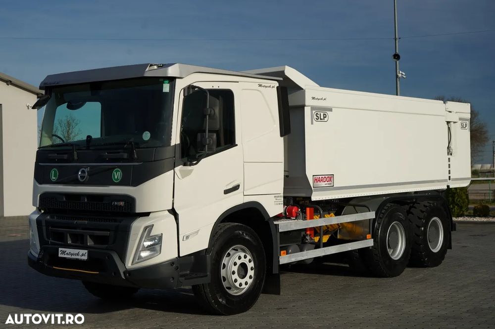 Volvo FMX 550 / 6x4 / BASCULATOR / BASCULANTĂ / HARDOX / HAYON HIDRAULIC / EURO 6 / - 8