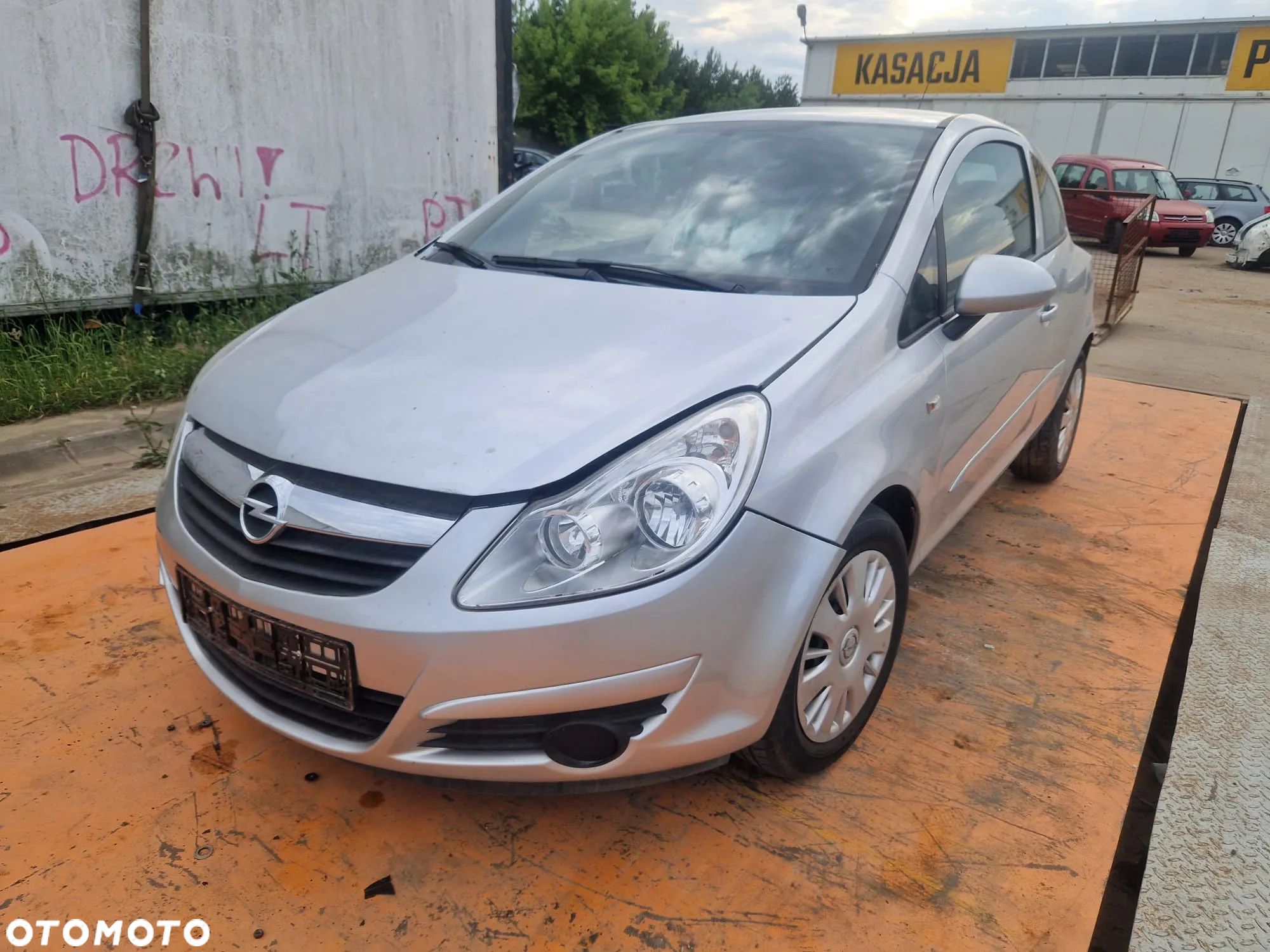 Opel CORSA 5D 2006-2010 Silnik 1.0 Z10XEP 60KM/44kW Z157 na części drzwi zderzak lampa - 1