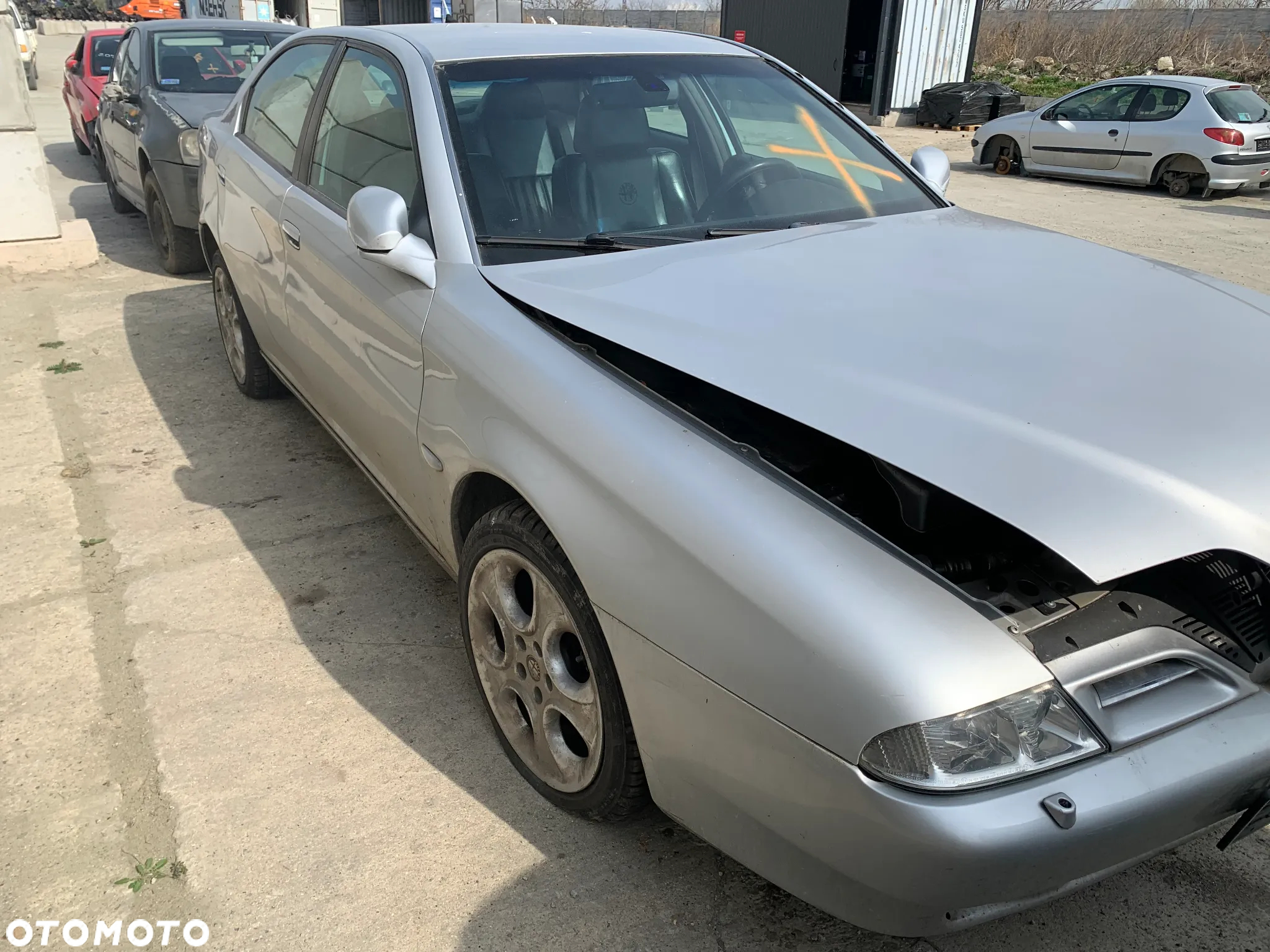 ALFA ROMEO 166 2003 *SAMOCHÓD NA CZĘŚCI* 56  LAMPA LUSTERKO DRZWI MASKA KLAPA BELKA ZDERZAK BŁOTNIK PRAWA LEWA PRZÓD TYŁ - 4