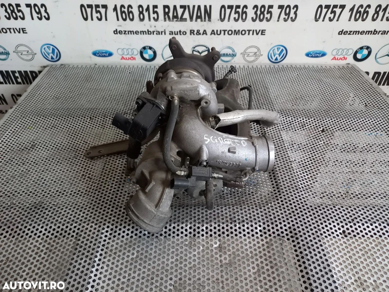 Turbo Turbina Vw Scirocco Tiguan Passat CC Golf Seat Skoda Audi 2.0 TSI Cod 06JKJH5  - Dezmembrari - 1
