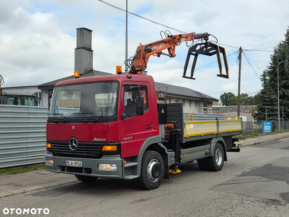 Mercedes-Benz ATEGO 1523 1223 HDS ŻURAW DŹWIG CHWYTAK ROTATOR WAŻNE UDT